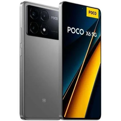 Smartphone Xiaomi Poco X6 Pro, 256GB, 8GB RAM, Câmera Tripla 64MP, Tela 6.67", Cinza