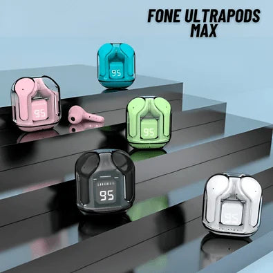Fone De Ouvido Potente 5.3 Bluetooth Ultrapods Max Cor Preto