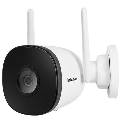 Câmera Externa Smart Intelbras iM5 SC, Wifi, Full HD, Alexa, Google Assistente, Visão Noturna, Branco