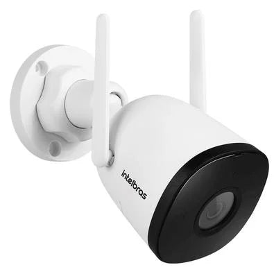 Câmera Externa Smart Intelbras iM5 SC, Wifi, Full HD, Alexa, Google Assistente, Visão Noturna, Branco